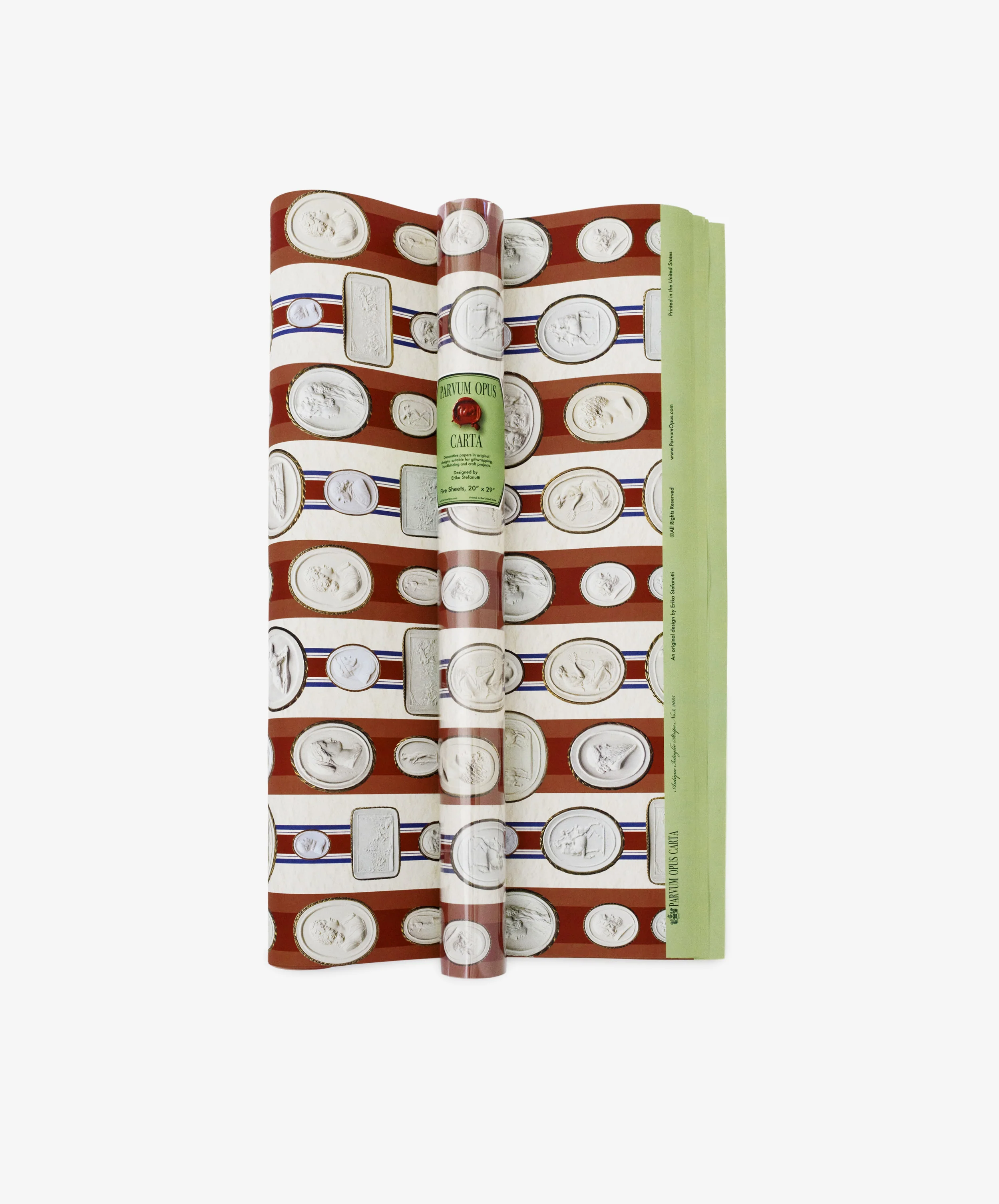 Intaglio Stripe Gift Wrap