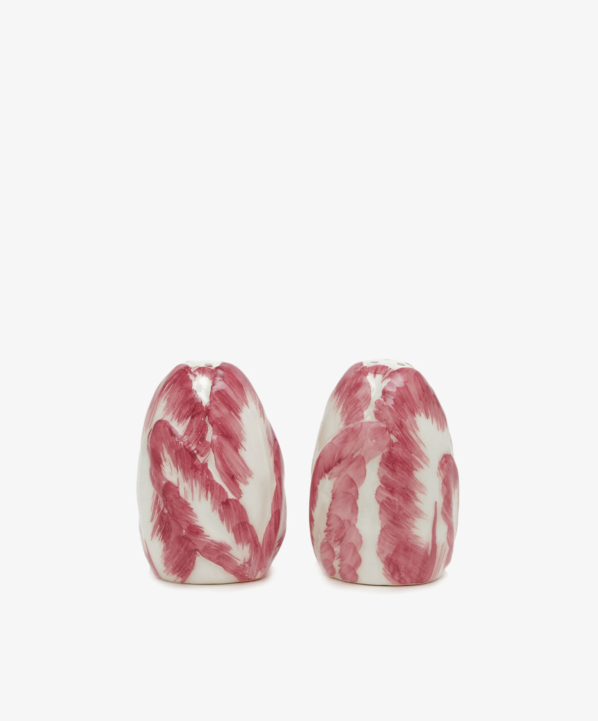 Radicchio Salt and Pepper Shakers