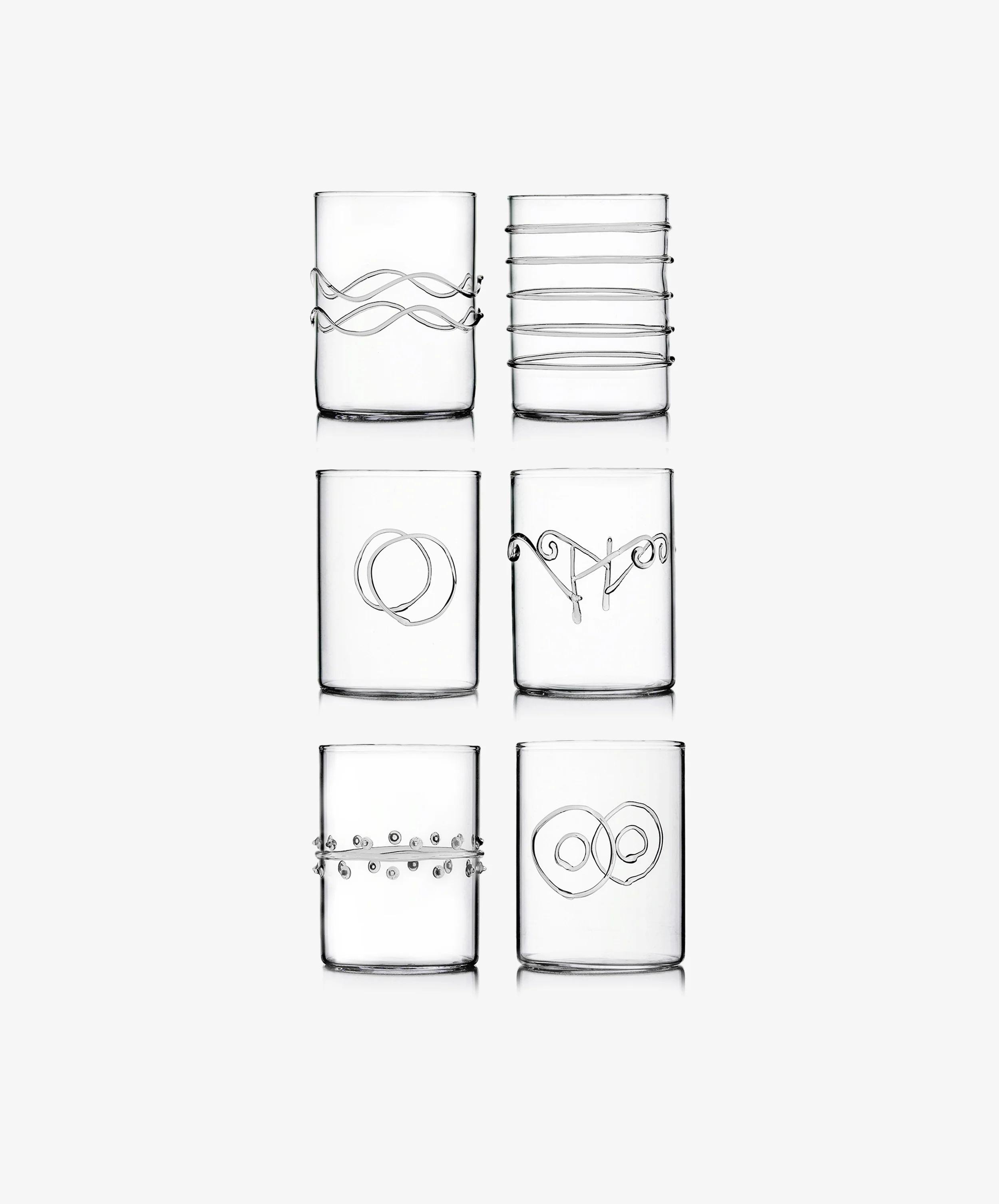 Deco Shot Glass, Set of 6
